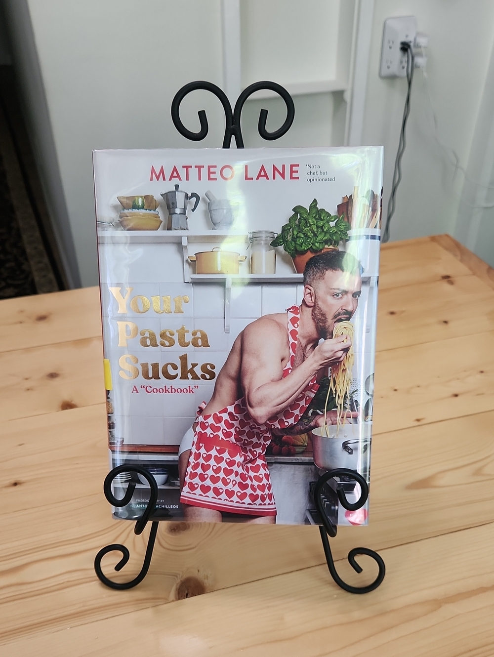 Black Metal Easel Stand Tabletop Cookbook Art Photo Display 15"